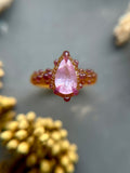 Light Pink Ceylon Bespoke Custom Ring