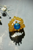 Mystic Tides Teal Sapphire Bespoke Custom Ring 1.45ct