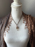 Golden Rutile Copper Necklace