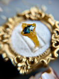 Celestial Tide Sapphire Bespoke Custom Ring 1.15ct