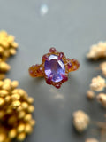 Purple Ceylon Sapphire Bespoke Custom Ring