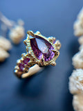 Spinel & Pink Sapphire Bespoke Custom Ring