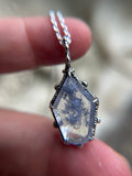 Rare Dumortierite Sterling Silver Necklace