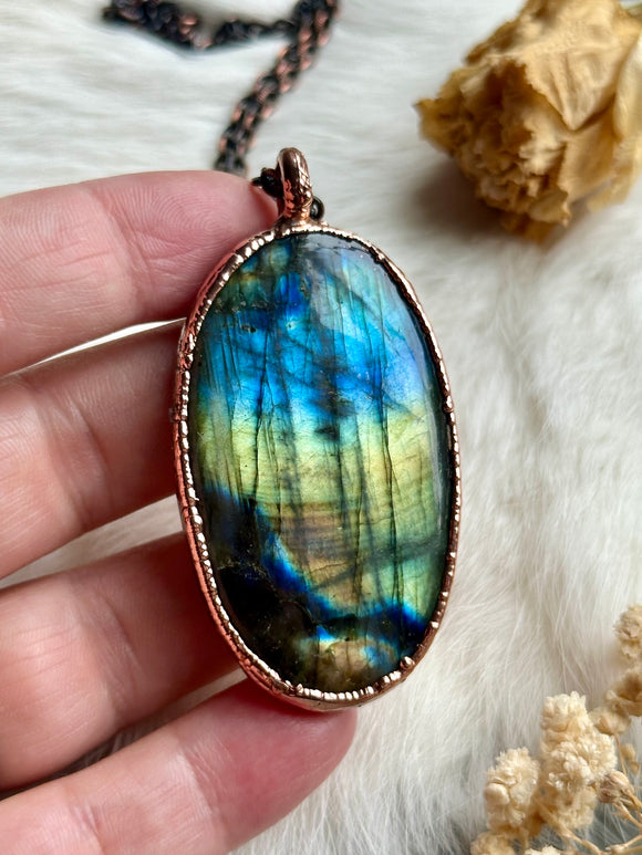 Labradorite Copper Necklace