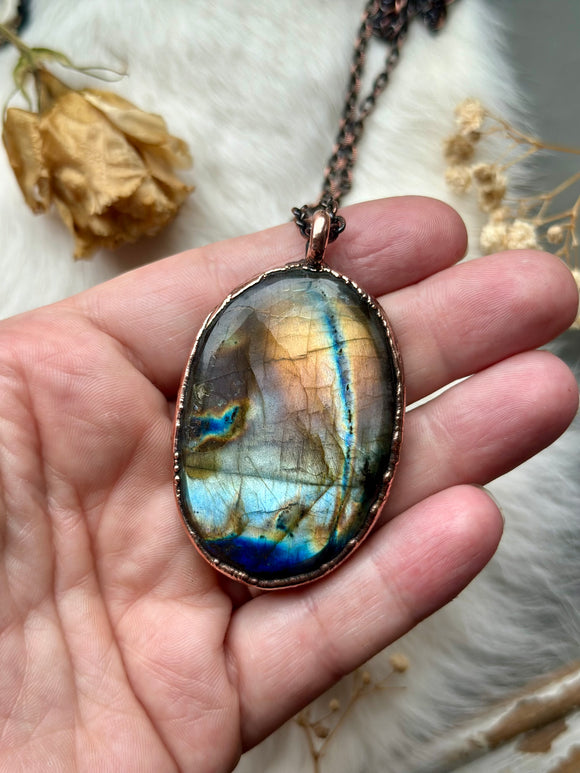 Labradorite Copper Necklace