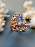 Mermaid Dreams Sapphire Ring Bespoke Custom Ring 2.52ct