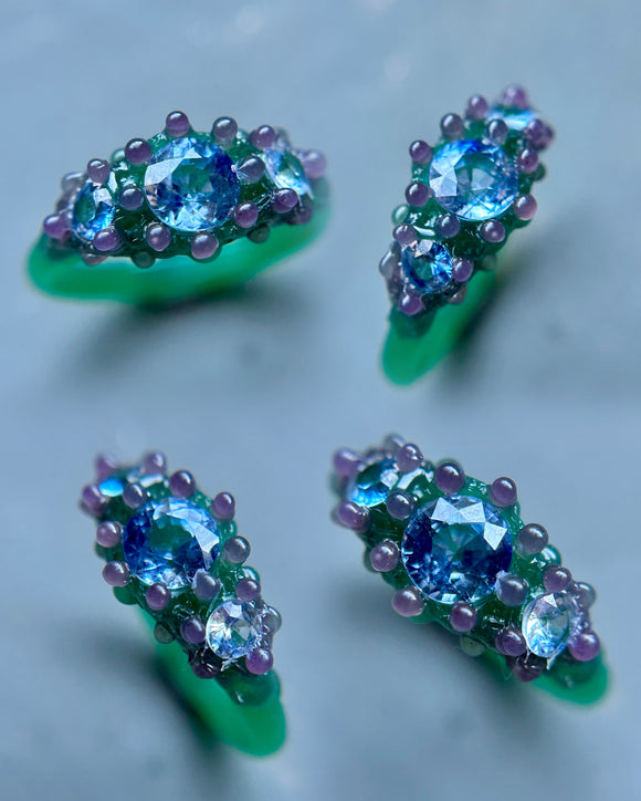Ceylon Sapphire Bespoke Custom Ring