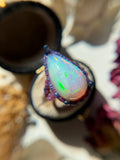 Ethiopian Opal Bespoke Custom Ring Silver Only 8.5