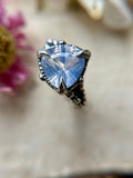 Lavender Quartz Sterling Silver Ring Size 7