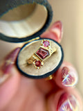 Red Spinel Bespoke Custom Ring Solid Gold 18k