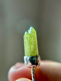 Rare vesuvianite Point Sterling Silver Necklace
