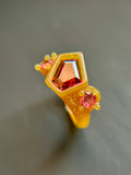 Red Spinel Bespoke Custom Ring Solid Gold 18k