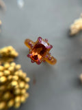 Orange Tourmaline Bespoke Custom Ring