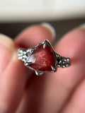 Oregon Sunstone Sterling Silver Ring Size 7   2.3ct