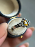 Mali Garnet Sterling Silver Ring Size 5.75