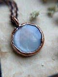 Grey Moonstone Copper Necklace