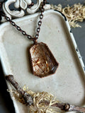Copper Rutile Copper Necklace