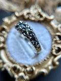 Madagascar Sapphire Sterling Silver Ring Size 8.5