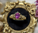 Hot Pink Sapphire  Bespoke Custom Ring