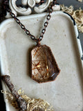 Copper Rutile Copper Necklace