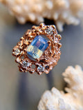 Mermaid Dreams Sapphire Ring Bespoke Custom Ring 2.52ct