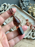 Copper Rutile & Tourmaline Copper Necklace