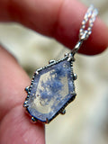 Rare Dumortierite Sterling Silver Necklace