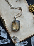 Dendritic Agate Sterling Silver Necklace