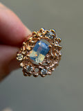 Mermaid Dreams Sapphire Ring Bespoke Custom Ring 2.52ct