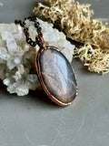 Golden Sapphire Copper Necklace