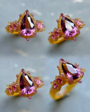 Spinel & Pink Sapphire Bespoke Custom Ring