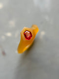 0.36ct Red Spinel Bespoke Custom Ring