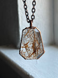 Copper Rutile Copper Necklace
