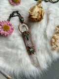 Danburite/ Tourmaline/ Topaz/ Kunzite/ Peridot Copper Necklace