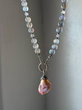 Baroque Pearl Beaded Serling Silver Necklace