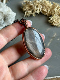 Golden Sapphire Copper Necklace