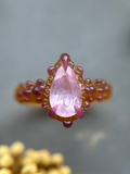 Light Pink Ceylon Bespoke Custom Ring