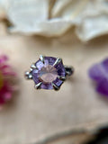 Amethyst Sterling Silver Ring Size 8
