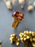 Orange Tourmaline Bespoke Custom Ring