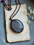 Black Sapphire Copper Necklace