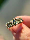 Sapphire 14k Solid Gold Ring