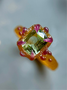Peridot Bespoke Custom Ring