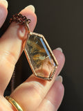Golden Rutile Copper Necklace