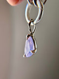 Lavender Quartz/ Kunzite/ Amethyst/ Rose Quartz Beaded Sterling Silver Necklace