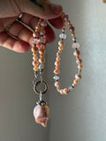 Baroque Pearl Beaded Sterling Silver Necklace
