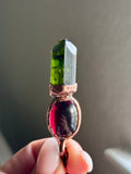 Brazilian Tourmaline & Garnet Copper Necklace