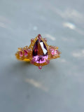 Spinel & Pink Sapphire Bespoke Custom Ring