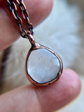 Amohibole Quartz Copper Necklace