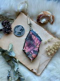 Purple Haze Sunstone Sterling Silver Necklace