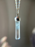 Raw Sigar Valley Aquamarine Sterling Silver Necklace